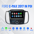 Ford c-Max anno 2017 in poi| 9 Pollici - Mascherina Inclusa - Autoradio 2 Din Android Auto + Carplay / Stereo Touch 2/64gb | Navigatore GPS + Bluetooth + Wifi