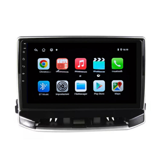 Jeep Compass 2021> / 9” Pollici - Mascherina Inclusa - Autoradio 2 Din Android Auto + CarPlay / Stereo Touch  | Navigatore GPS + Bluetooth + Wifi