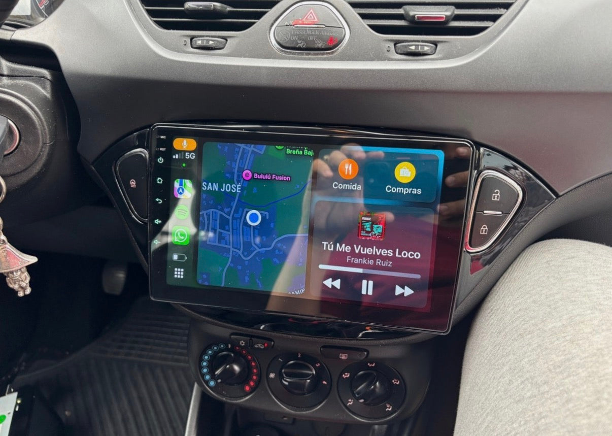 Opel adama 2012 in poi / 9” Pollici - Mascherina Inclusa - Autoradio 2 Din Android Auto + CarPlay / Stereo Touch  | Navigatore GPS + Bluetooth + Wifi