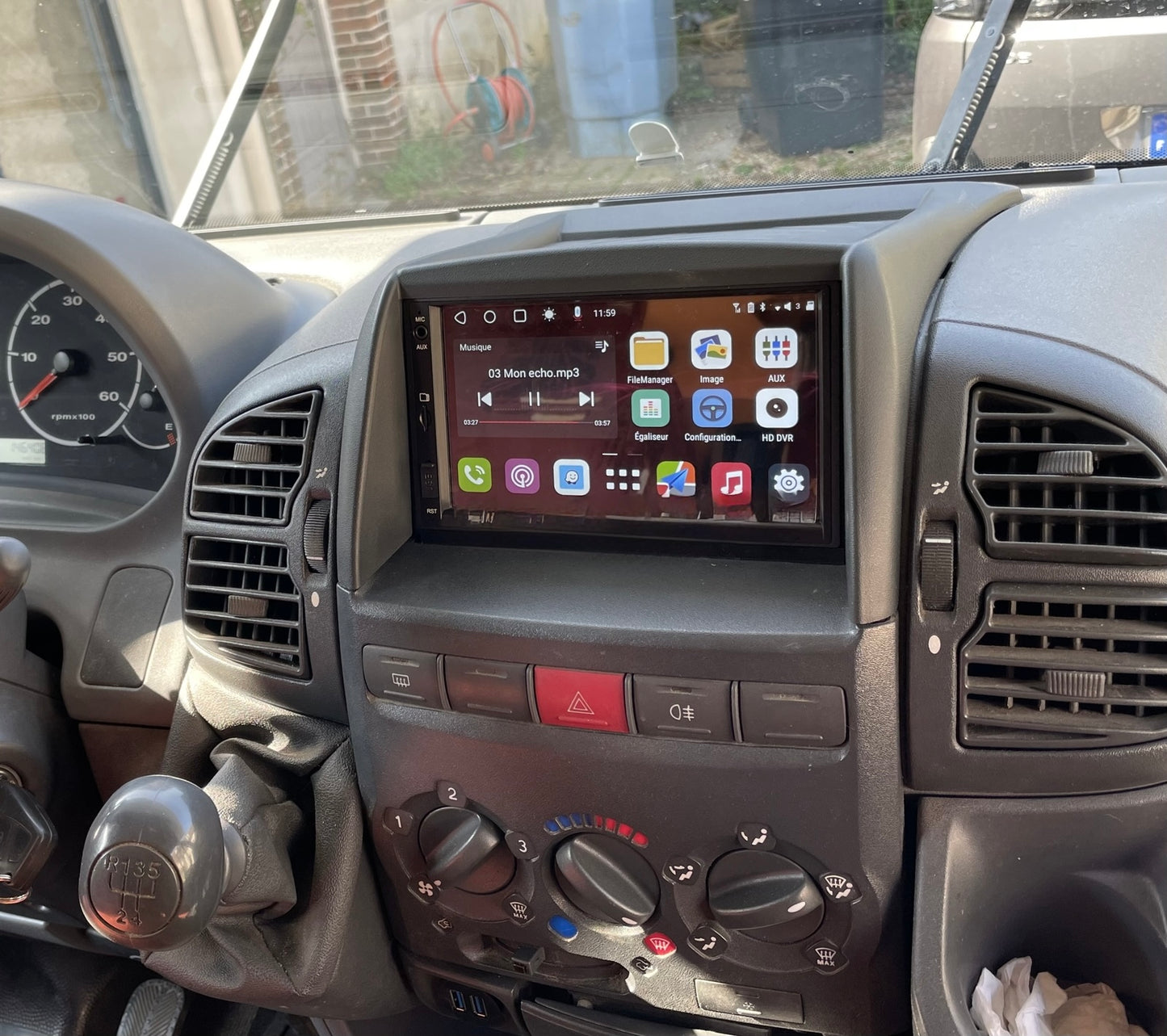 Fiat Ducato 244 anno (2004 in poi | 7”pollici | Mascherina Inclusa - Autoradio 2 Din Android auto + Carplay  Giga