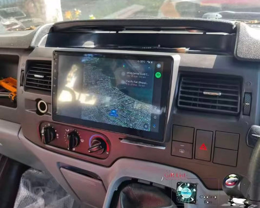 Ford transit mk7 schermo 9”  4-64GB CarPlay+Android auto Wi-Fi -Bluetooth - Mascherina Inclusa - Autoradio 2 Din Carplay / Stereo Touch  | Navigatore GPS + Bluetooth + Wifi