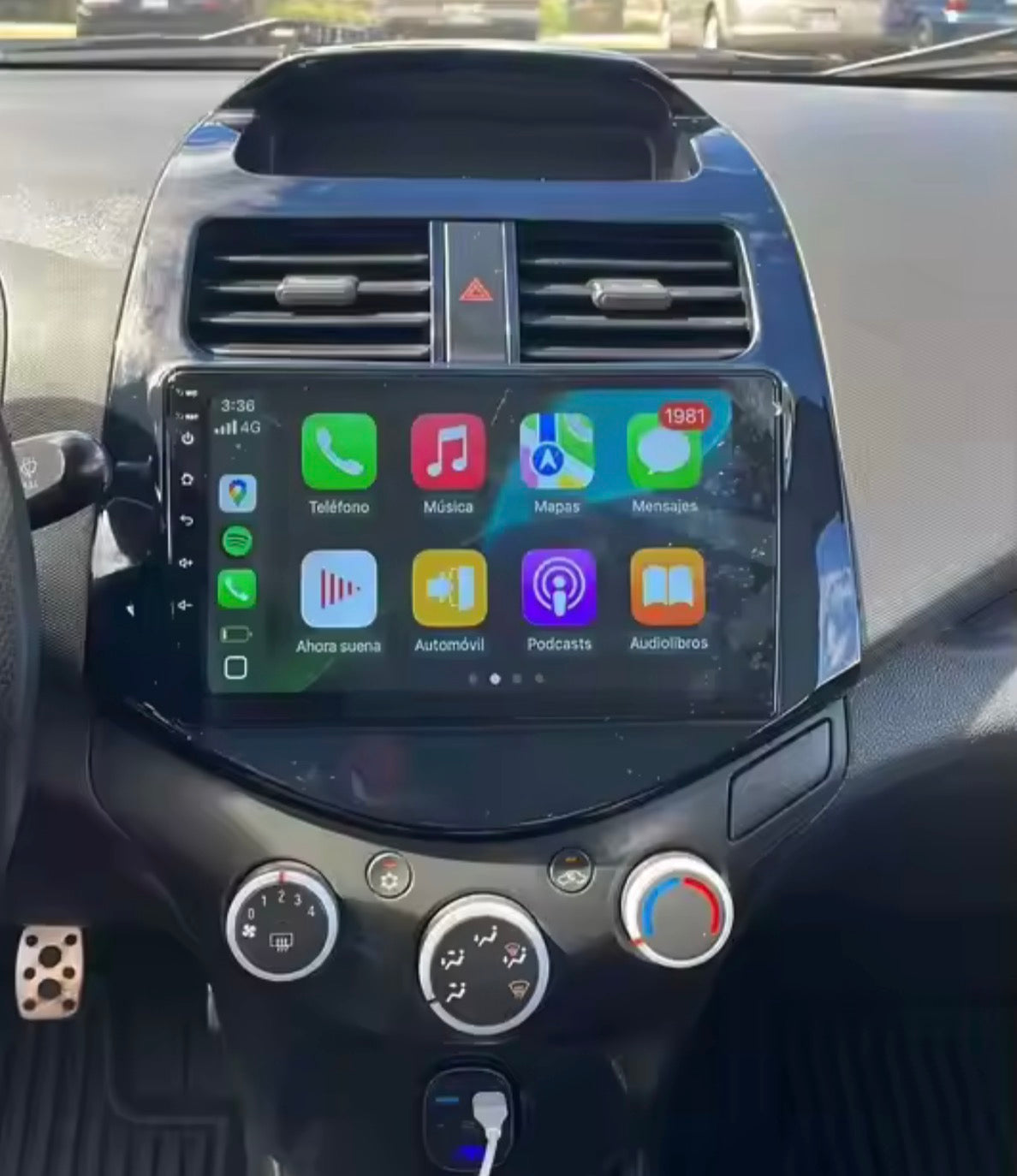 Spark  2010in poi / 9” Pollici - Mascherina Inclusa - Autoradio 2 Din Android Auto + CarPlay / Stereo Touch  | Navigatore GPS + Bluetooth + Wifi