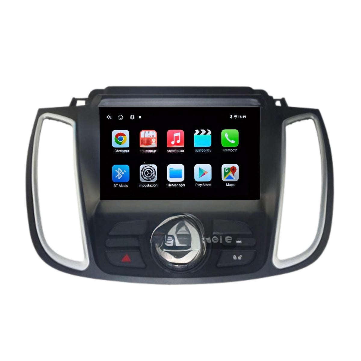 AUTORADIO NAVIGATORE 9" FORD CMAX KUGA   ANDROID 13  4GB  RAM- 64GB ROM  CARPLAY-ANDROID AUTO