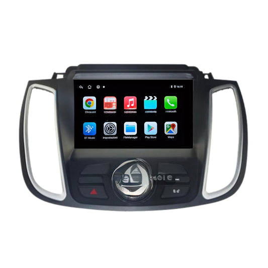 AUTORADIO NAVIGATORE 9" FORD CMAX KUGA   ANDROID 13  4GB  RAM- 64GB ROM  CARPLAY-ANDROID AUTO