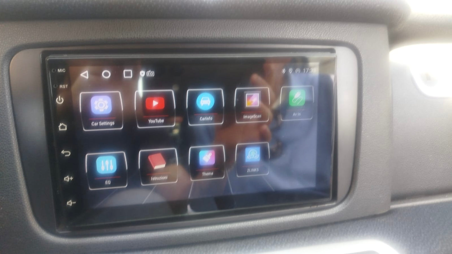 Smart fortwo 451 (2005/2010) | 7" pollici + Mascherina Inclusa Autoradio 2 Din Android auto + Carplay / Stereo Touch 4/64gb | Navigatore GPS + Bluetooth + Wifi