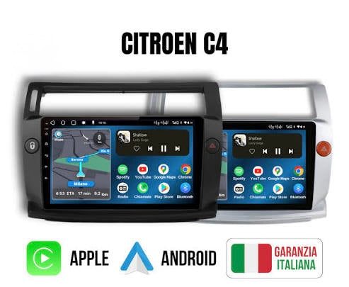 C4 |    2005 in poi Android   |   Bluetooth   |   CarPlay   |   Android   Auto   |   4GB/64GB Ram 8-core