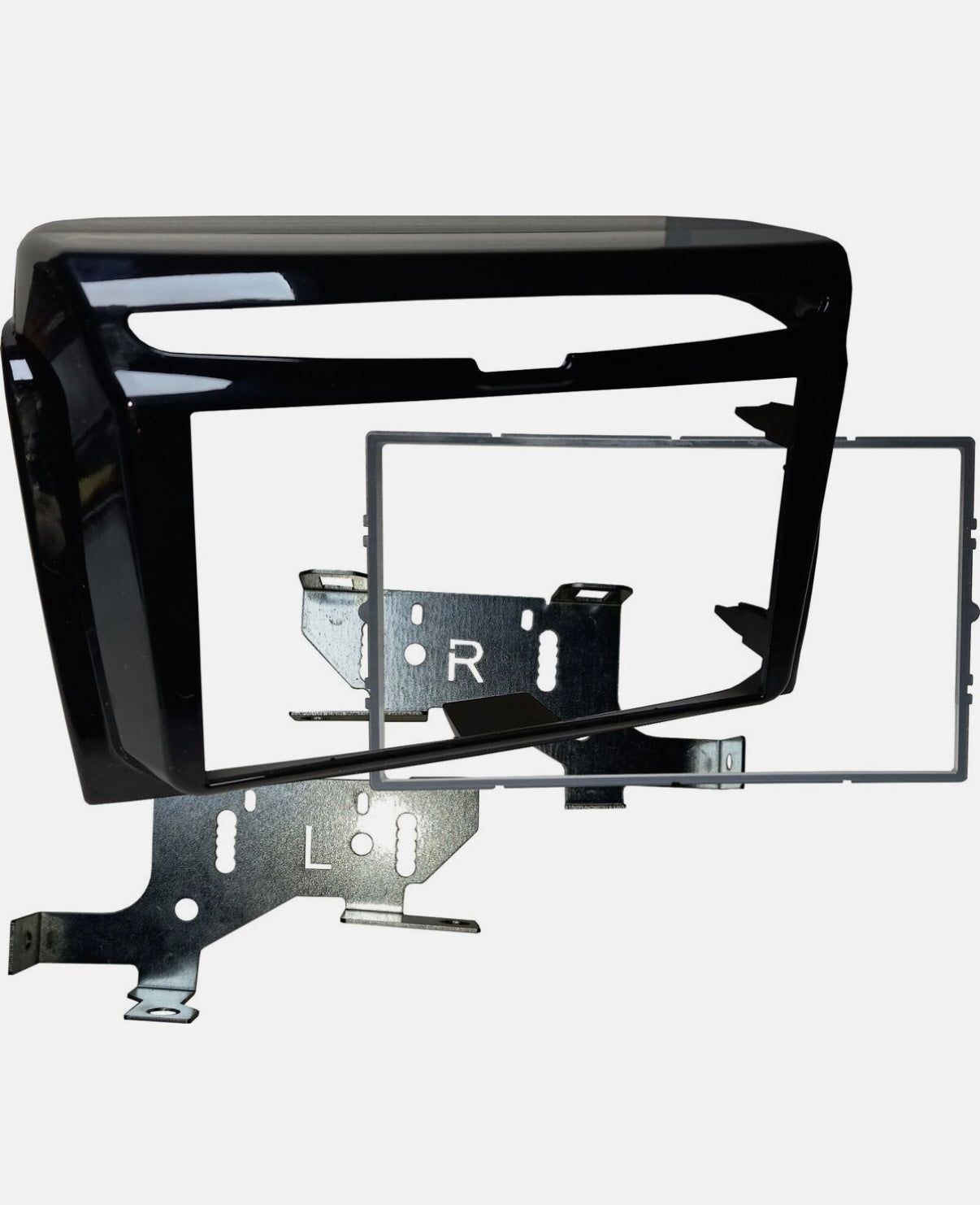 MASCHERINA AUTORADIO DUE DIN EURO E CHINA LANCIA YPSILON DAL 2012 KIT CON STAFFE