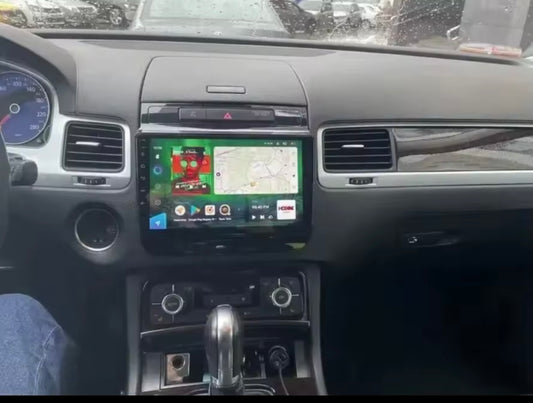Touareg 2012/ 9” Pollici - Mascherina Inclusa - Autoradio 2 Din Android Auto + Carplay / Stereo Touch 8/256GB | Navigatore GPS + Bluetooth + Wifi