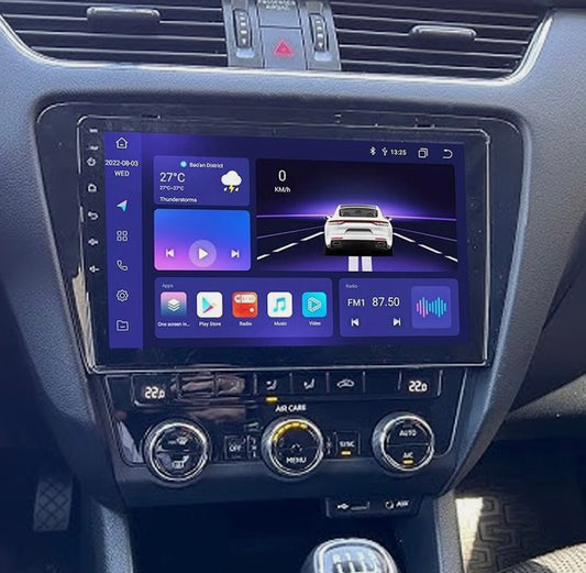 Skoda octavia sw | 10” Pollici - Mascherina Inclusa - Autoradio 2 Din Android Auto + Carplay / Stereo Touch 2/64gb | Navigatore GPS + Bluetooth + Wifi