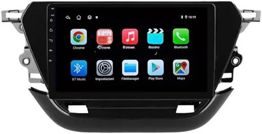 Opel corsa    | 9 Pollici - Mascherina Inclusa - Autoradio 2 Din - KIT Completo Per L'installazione INCLUSO - Android Auto + Carplay / Classe B Stereo Touch 2/64gb | Navigatore GPS + Bluetooth + Wifi + USB