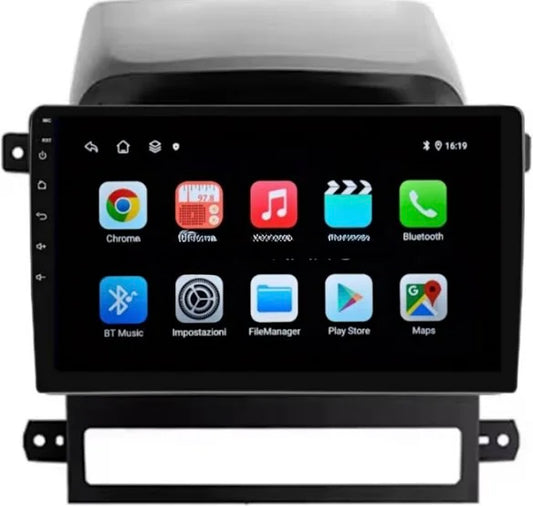 Chevrole captivia 2013 | 9 Pollici - Mascherina Inclusa - Autoradio 2 Din Android Auto + Carplay / Stereo Touch 2/64gb | Navigatore GPS + Bluetooth + Wifi