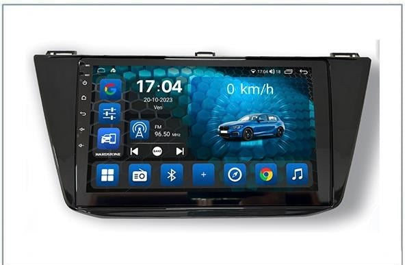 Tiguan  2017>/ 9” Pollici - Mascherina Inclusa - Autoradio 2 Din Android Auto + Carplay / Stereo Touch 8/256GB | Navigatore GPS + Bluetooth + Wifi