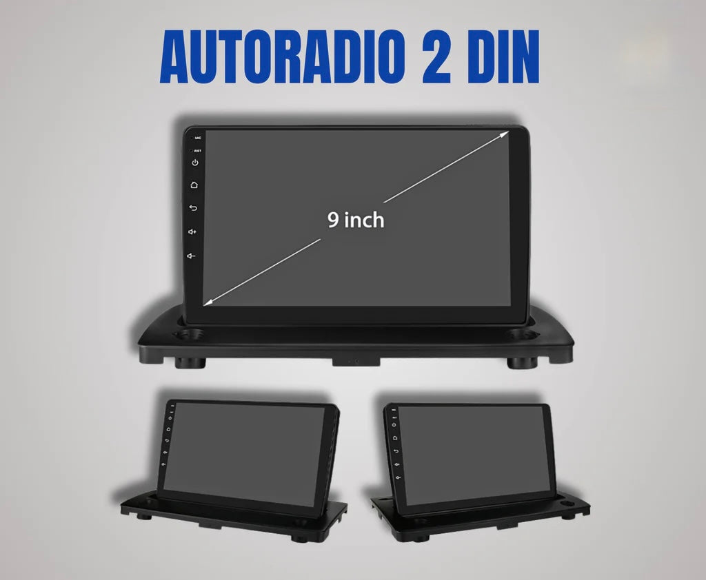 Volvo Xc90 (2004-2014) | 9 Pollici - Mascherina Inclusa Autoradio 2 Din Android Auto + Carplay / Stereo Touch 2/64gb - 4/64gb | Navigatore GPS + Bluetooth + Wifi