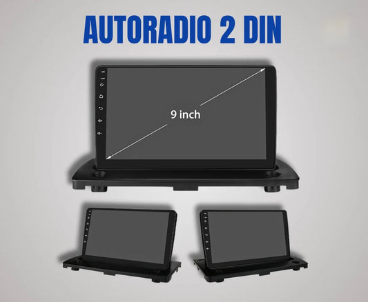Volvo Xc90 (2004-2014) | 9 Pollici - Mascherina Inclusa Autoradio 2 Din Android Auto + Carplay / Stereo Touch 2/64gb - 4/64gb | Navigatore GPS + Bluetooth + Wifi