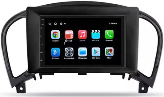Nissan Juke 7” Pollici - Mascherina Inclusa Autoradio 2 Din Android 4-64GB Auto + Carplay / Volkswagen Stereo Touch  | Navigatore GPS + Bluetooth + Wifi