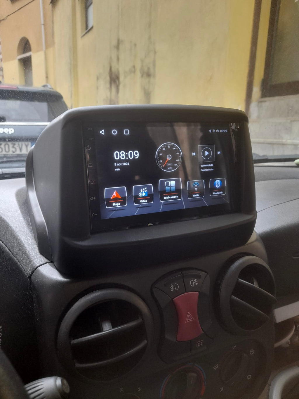 Fiat Doblò 2000-2009  |7 pollici - Mascherina Inclusa Autoradio 2 Din Android auto + Carplay / Stereo Touch 4/64gb | Navigatore GPS + Bluetooth + Wifi
