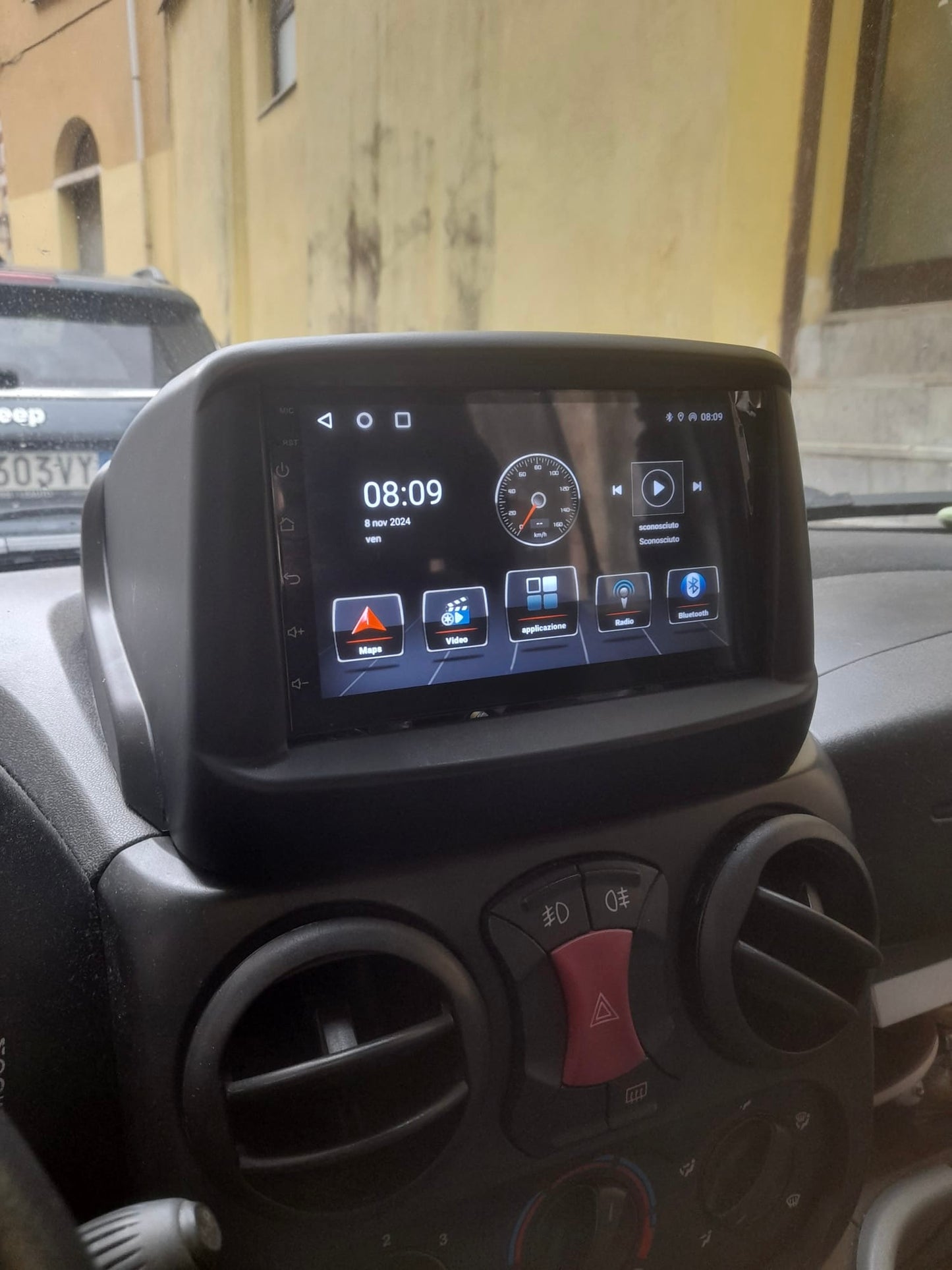 Fiat Doblò 2000-2009  |7 pollici - Mascherina Inclusa Autoradio 2 Din Android auto + Carplay / Stereo Touch 4/64gb | Navigatore GPS + Bluetooth + Wifi