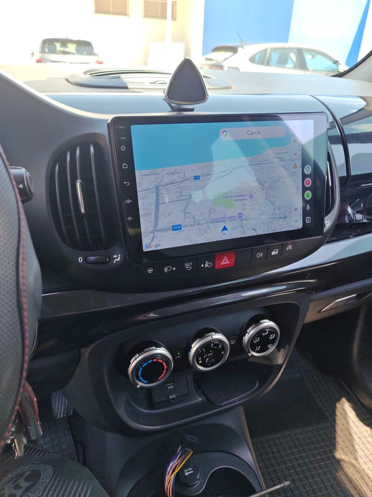 500l KIT 9” AUTORADIO  wifi BLUETOOTH, USB, centralina canbas per recupero dei comandi al volante