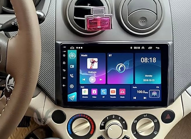 Aveo 7”Pollici - Mascherina Inclusa - Autoradio 2 Din Android Auto + Carplay / Stereo Touch| Navigatore GPS + Bluetooth + Wifi