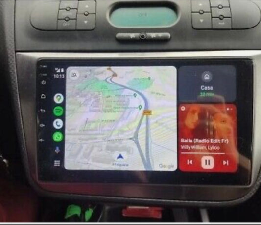 AUTORADIO NAVIGATORE 9" Seat Altea 2006 in poi ANDROID 13- 4GB RAM 64GB ROM IPS DSP CARPLAY