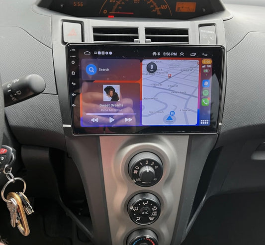 AUTORADIO 9” NAVIGATORE Toyota Yaris  ANDROID 13- 4GB RAM 64GB ROM IPS DSP CARPLAY