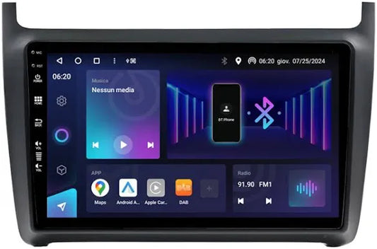Autoradio   Polo anno 2012in poi |  9"   |   |   Android   |   Bluetooth   |   CarPlay   |   Android   Auto   |  8-256GB  Ram schermo 2K