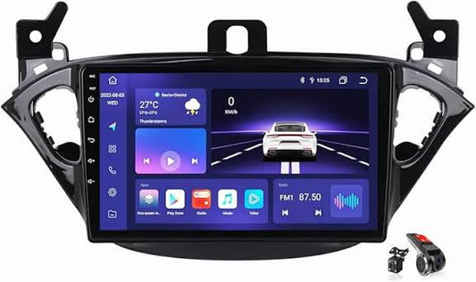 Opel adama 2012 in poi / 9” Pollici - Mascherina Inclusa - Autoradio 2 Din Android Auto + CarPlay / Stereo Touch  | Navigatore GPS + Bluetooth + Wifi