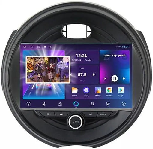 AUTORADIO NAVIGATORE 9" Mini F55 2019in poi ANDROID 13- 4GB RAM 64GB ROM IPS DSP CARPLAY