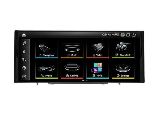 Q3 anno  2012 in poi / 10.25”Pollici - Mascherina Inclusa - Autoradio 2 Din Android Auto + CarPlay / Stereo Touch  | Navigatore GPS + Bluetooth + Wifi