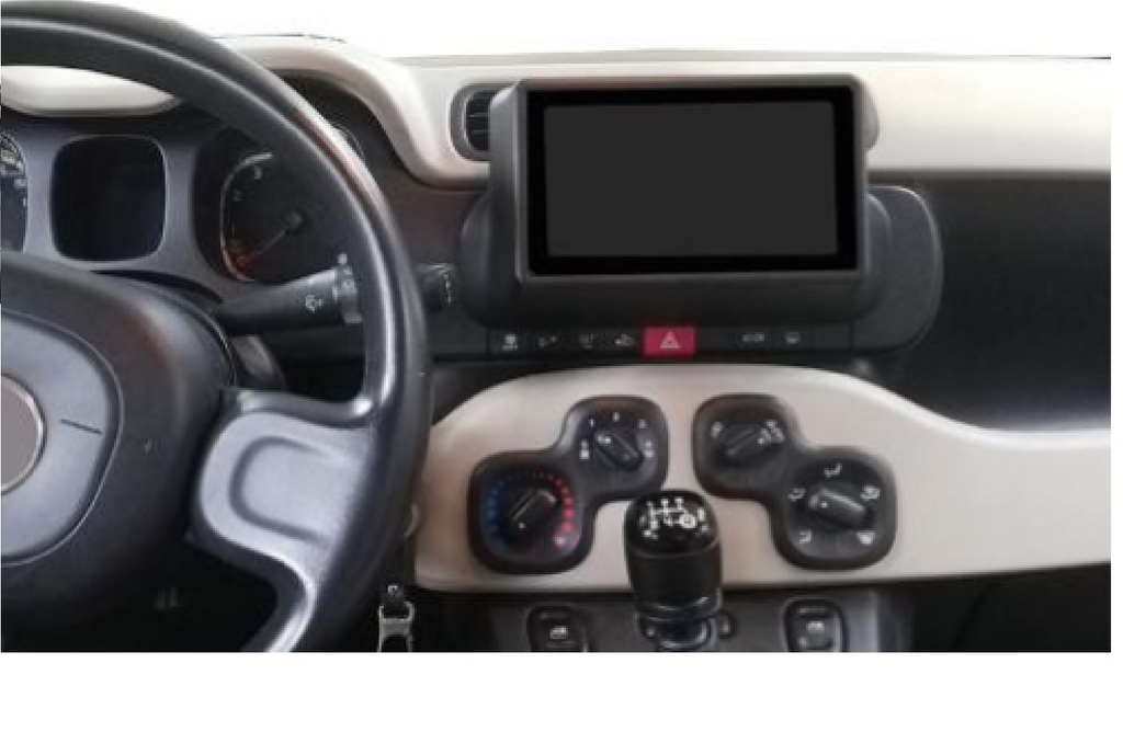 Panda 2013 in poi  | 7”Pollici - Mascherina Inclusa - Autoradio 2 Din Android Auto + Carplay / Mk3 Stereo Touch 2/64gb | Navigatore GPS + Bluetooth + Wifi