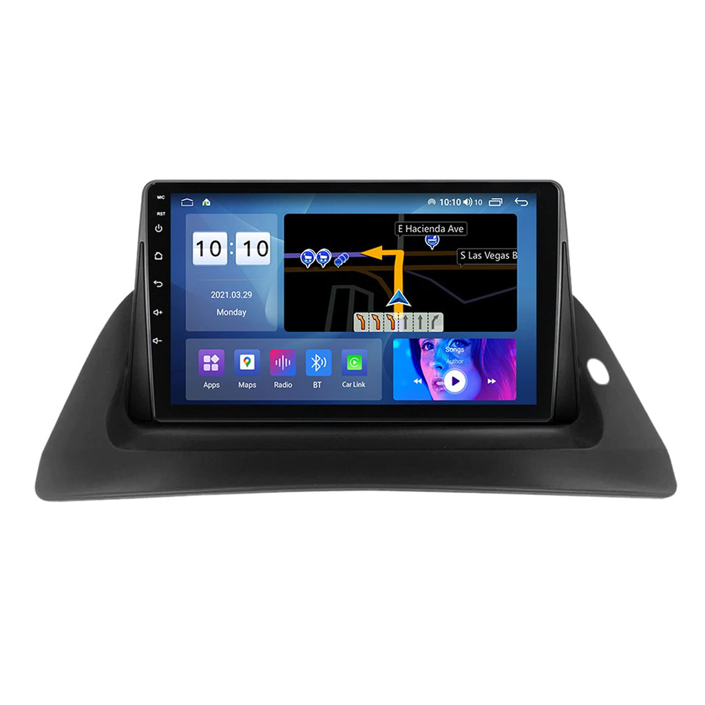 Renault Kangoo | 9 Pollici - Mascherina Inclusa Autoradio 2 Din Android Auto + Carplay / Stereo Touch 2/64gb - 4/64gb | Navigatore GPS + Bluetooth + Wifi