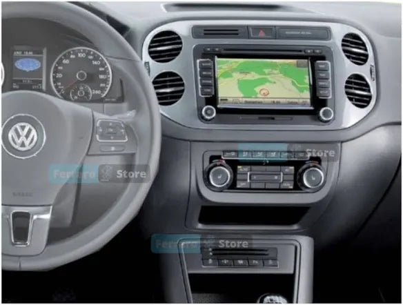 Volkswagen Tiguan | 9”Pollici - Mascherina Inclusa Autoradio 2 Din Android Auto + Carplay / Stereo Touch 2/64gb - 4/64gb | Navigatore GPS + Bluetooth + Wifi