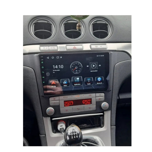 Ford s-Max | 9 Pollici - Mascherina Inclusa - Autoradio 2 Din  8-256Gb- KIT Completo Per L'installazione INCLUSO - Android Auto + Carplay / Classe B Stereo Touch 2/64gb | Navigatore GPS + Bluetooth + Wifi + USB