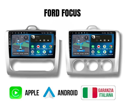 Ford Focus 2 (2004/2012) | 9 pollici - Mascherina Inclusa Autoradio 2 Din Android auto + Carplay / mk2 Stereo Touch  4/64gb | Navigatore GPS + Bluetooth + Wifi