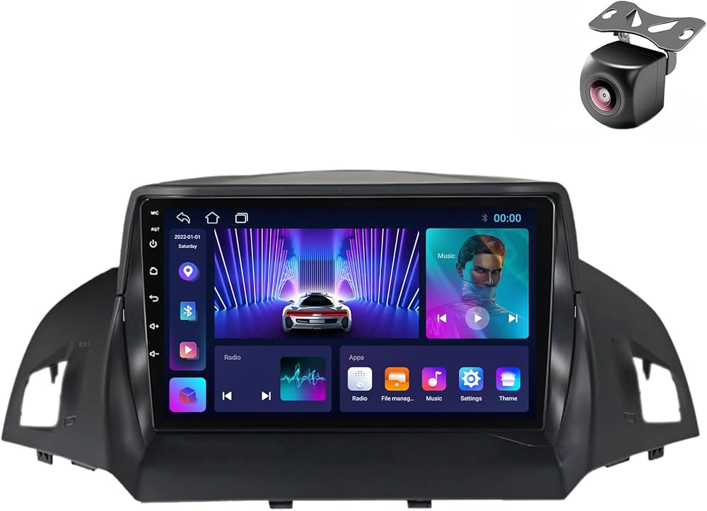 AUTORADIO NAVIGATORE 9" FORD C-MAX 2013 in poi  ANDROID 13- 4GB RAM  64GB ROM IPS DSP CARPLAY