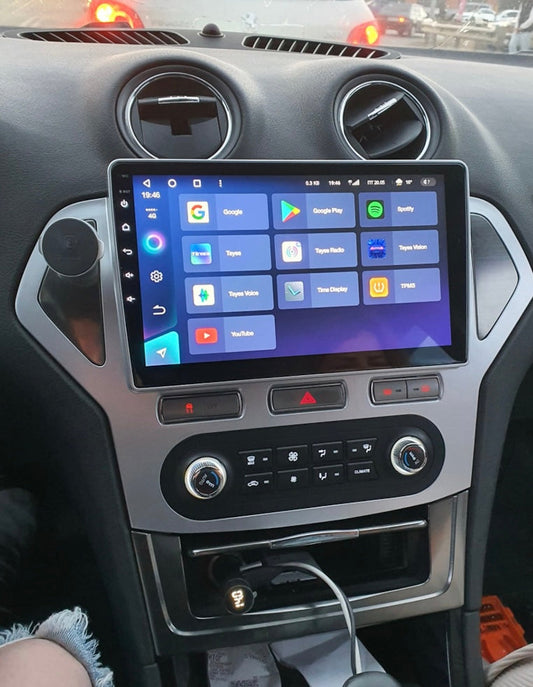 Ford mondeo 2009 >| 9 Pollici - Mascherina Inclusa - Autoradio 2 Din Android Auto + Carplay / Stereo Touch 2/32gb | Navigatore GPS + Bluetooth + Wifi