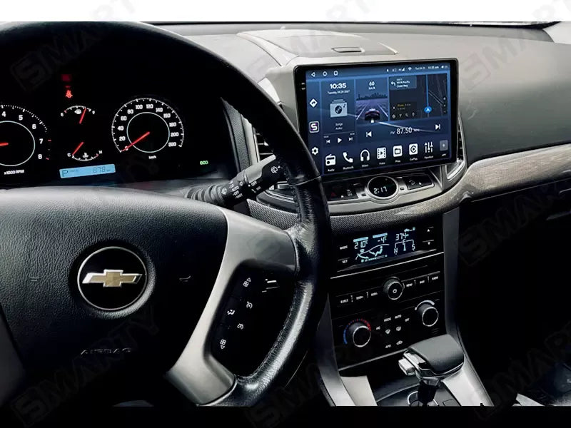 Chevrole captivia 2013 | 9 Pollici - Mascherina Inclusa - Autoradio 2 Din Android Auto + Carplay / Stereo Touch 2/64gb | Navigatore GPS + Bluetooth + Wifi