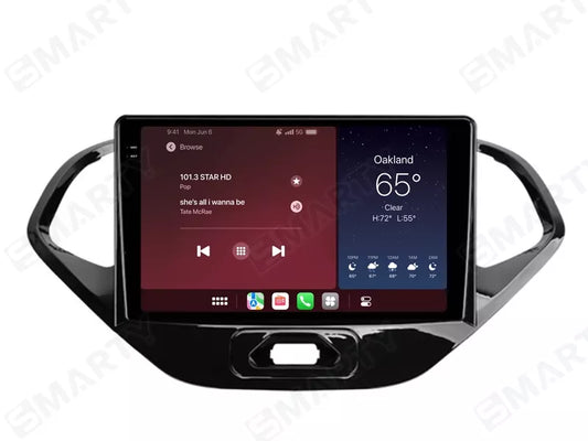Ford ka 2019 | 9 Pollici - Mascherina Inclusa - Autoradio 2 Din Android Auto + Carplay / Stereo Touch 4/64GB | Navigatore GPS + Bluetooth + Wifi