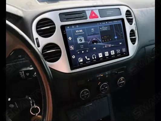 Golf plus 2010| 9 Pollici - Mascherina Inclusa - Autoradio 2 Din Android Auto + Carplay / Stereo Touch 4/64GB | Navigatore GPS + Bluetooth + Wifi