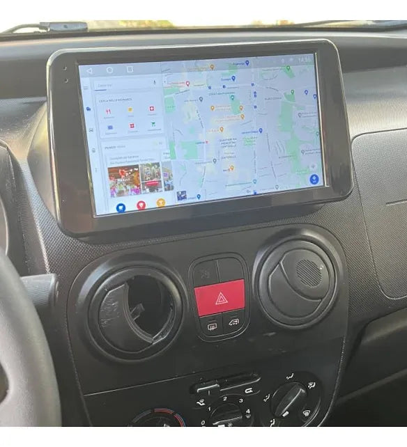 Fiat Fiorino - Qubo (2008/2017) | 9 pollici |8-256Giga Mascherina Inclusa Autoradio 2 Din Android auto + Carplay / Stereo Touch | Navigatore GPS + Bluetooth + Wifi-Comandi al volante