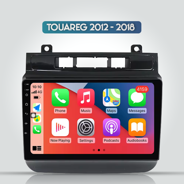 Touareg 2012/ 9” Pollici - Mascherina Inclusa - Autoradio 2 Din Android Auto + Carplay / Stereo Touch 8/256GB | Navigatore GPS + Bluetooth + Wifi