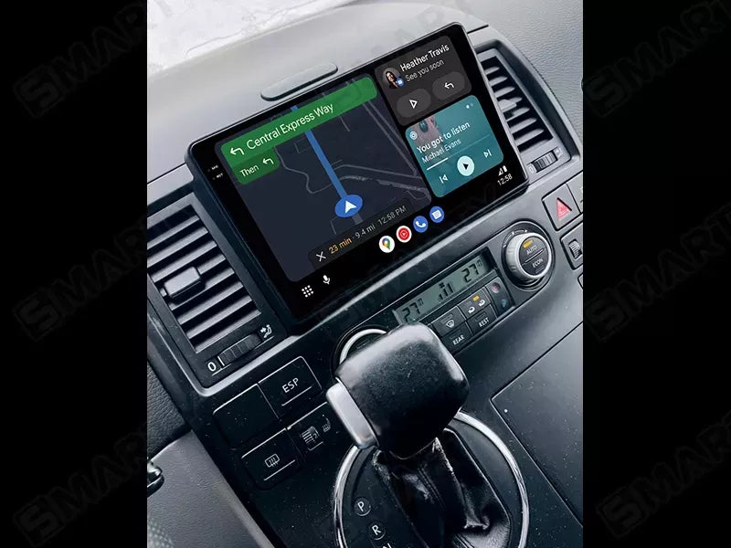 Vw T5 2005/ 9” Pollici - Mascherina Inclusa - Autoradio 2 Din Android Auto + Carplay / Stereo Touch | Navigatore GPS + Bluetooth + Wifi