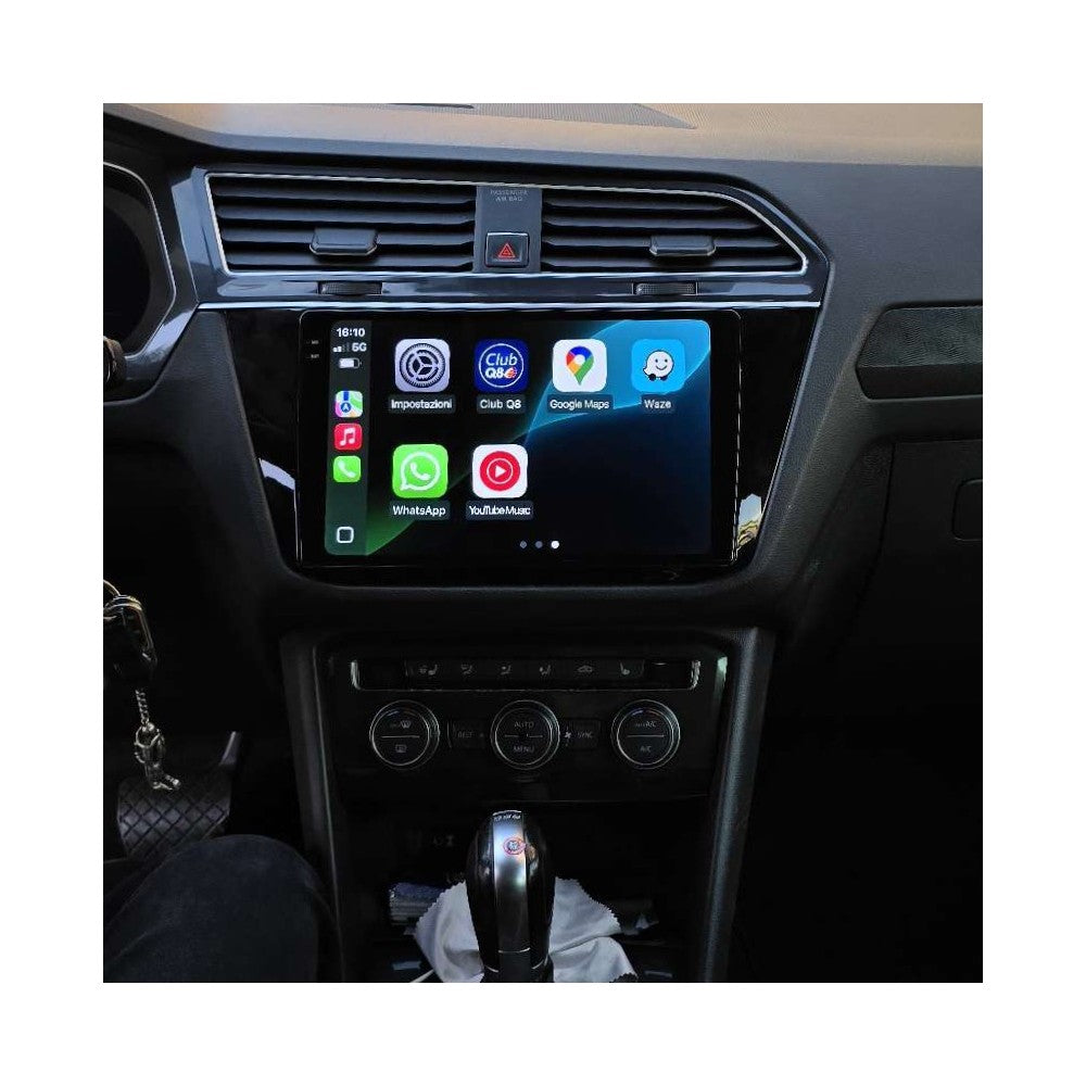Tiguan  2017>/ 9” Pollici - Mascherina Inclusa - Autoradio 2 Din Android Auto + Carplay / Stereo Touch 8/256GB | Navigatore GPS + Bluetooth + Wifi