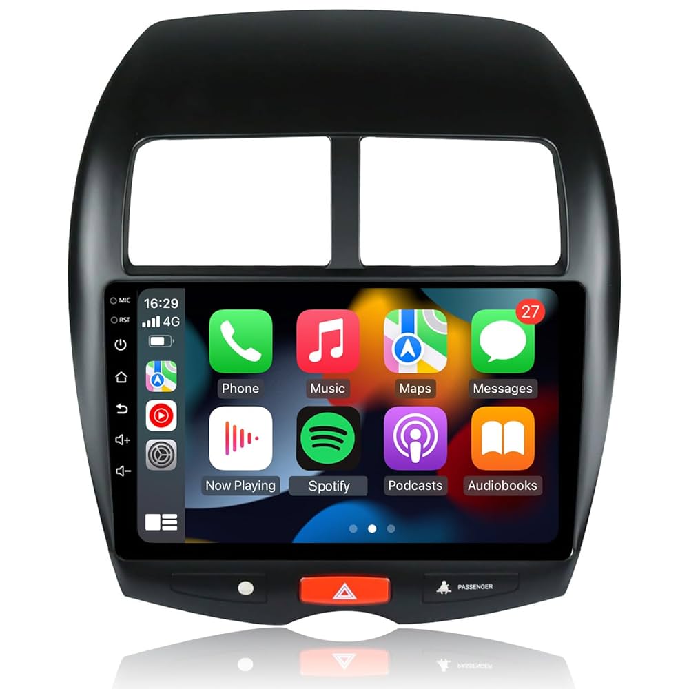 mitsubisc asx del 2015 
 /9” Pollici - Mascherina Inclusa - Autoradio 2 Din Android Auto + Carplay / Stereo Touch 8/256GB | Navigatore GPS + Bluetooth + Wifi Ventola raffreddamento