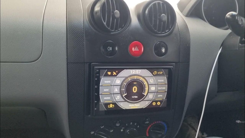 Daewoo Kalos anno 2003> /7” Pollici - Mascherina Inclusa - Autoradio 2 Din Android Auto + Carplay / Stereo Touch 8/256GB | Navigatore GPS + Bluetooth + Wifi Ventola raffreddamento