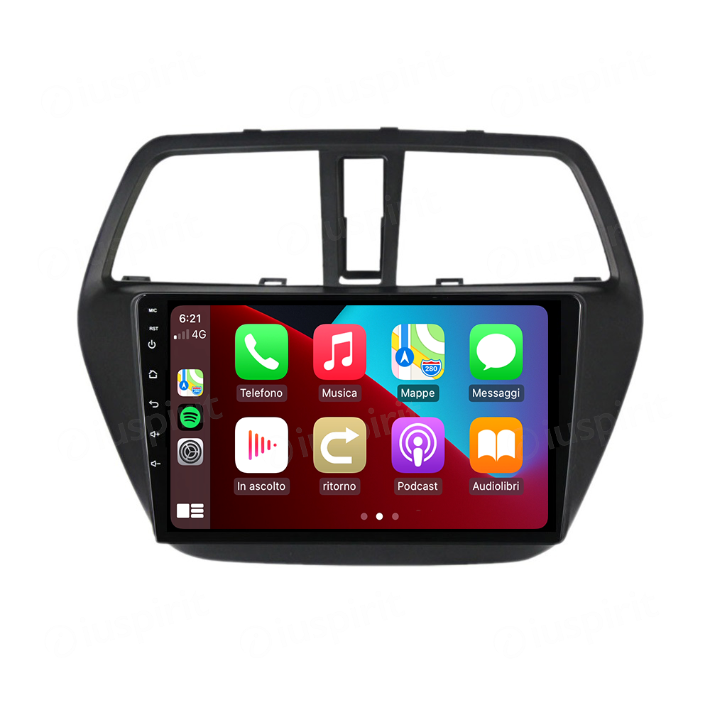 Suzuki s-cross | 9 Pollici - Mascherina Inclusa - Autoradio 2 Din Android Auto + Carplay / Stereo Touch 2/64gb | Navigatore GPS + Bluetooth + Wifi