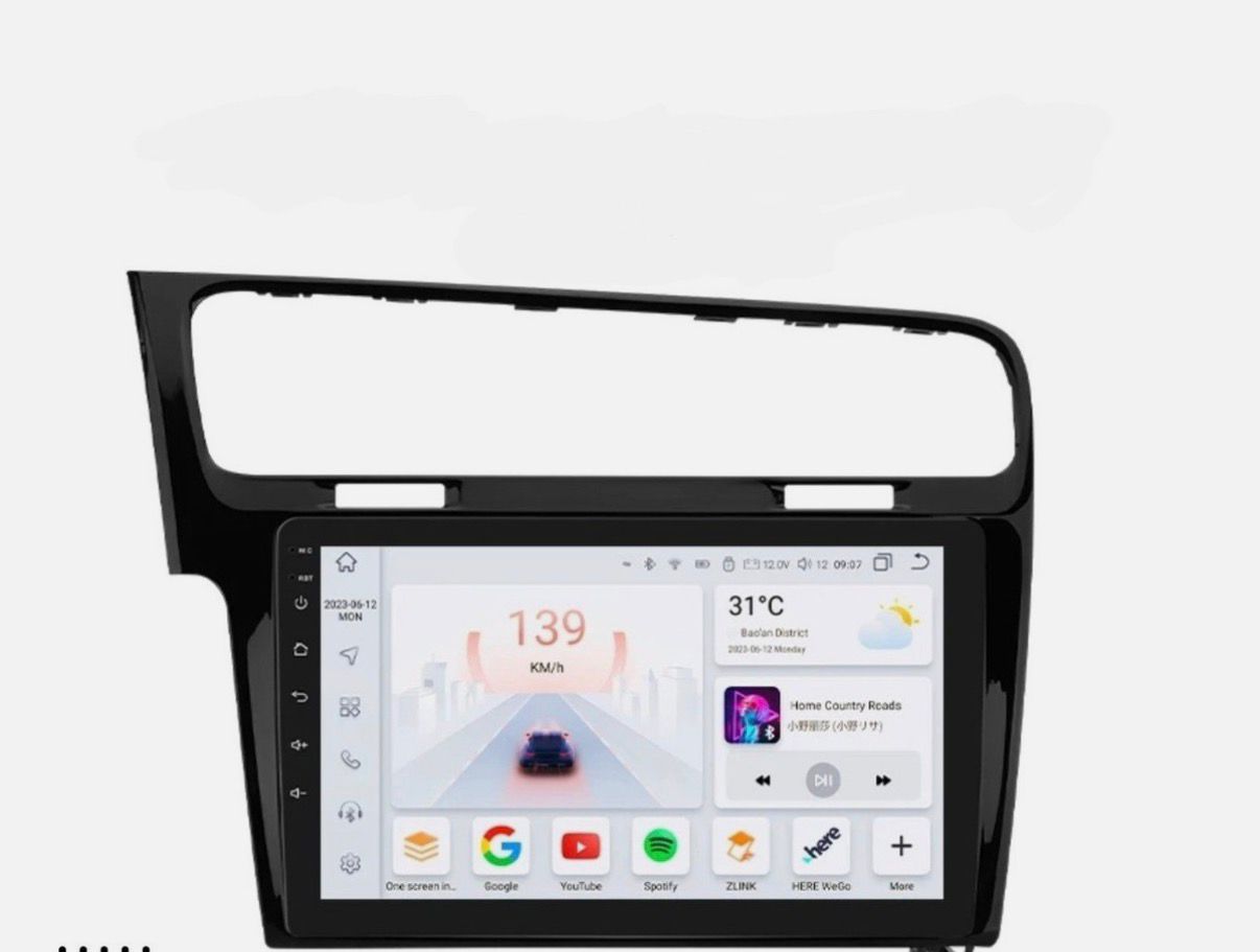 Volkswagen Golf 7 (2013/2019) | 10”pollici 4-64 GB - Mascherina Inclusa Autoradio 2 Din Android auto + Carplay / vw mk7 Stereo Touch | Navigatore GPS + Bluetooth + Wifi+canbas per recupero dei comandi al volante