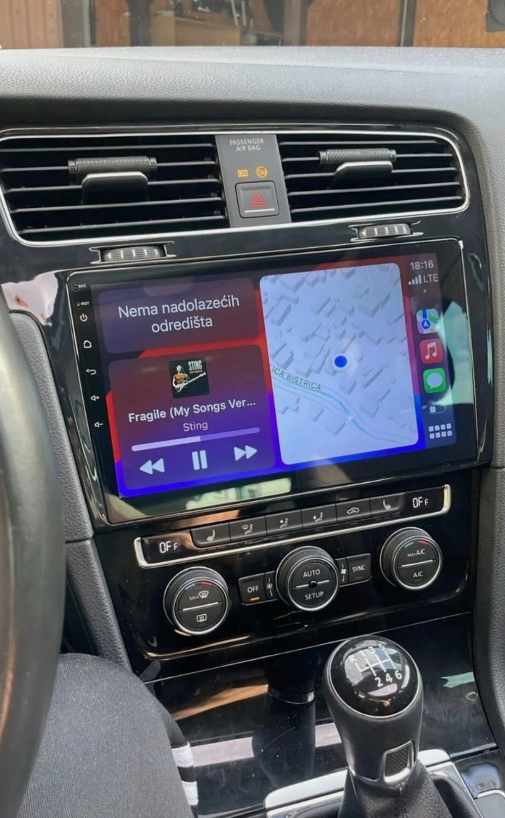 Volkswagen Golf 7 (2013/2019) | 10”pollici 4-64 GB - Mascherina Inclusa Autoradio 2 Din Android auto + Carplay / vw mk7 Stereo Touch | Navigatore GPS + Bluetooth + Wifi+canbas per recupero dei comandi al volante