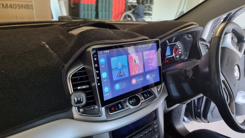 Chevrole captivia 2013 | 9 Pollici - Mascherina Inclusa - Autoradio 2 Din Android Auto + Carplay / Stereo Touch 2/64gb | Navigatore GPS + Bluetooth + Wifi