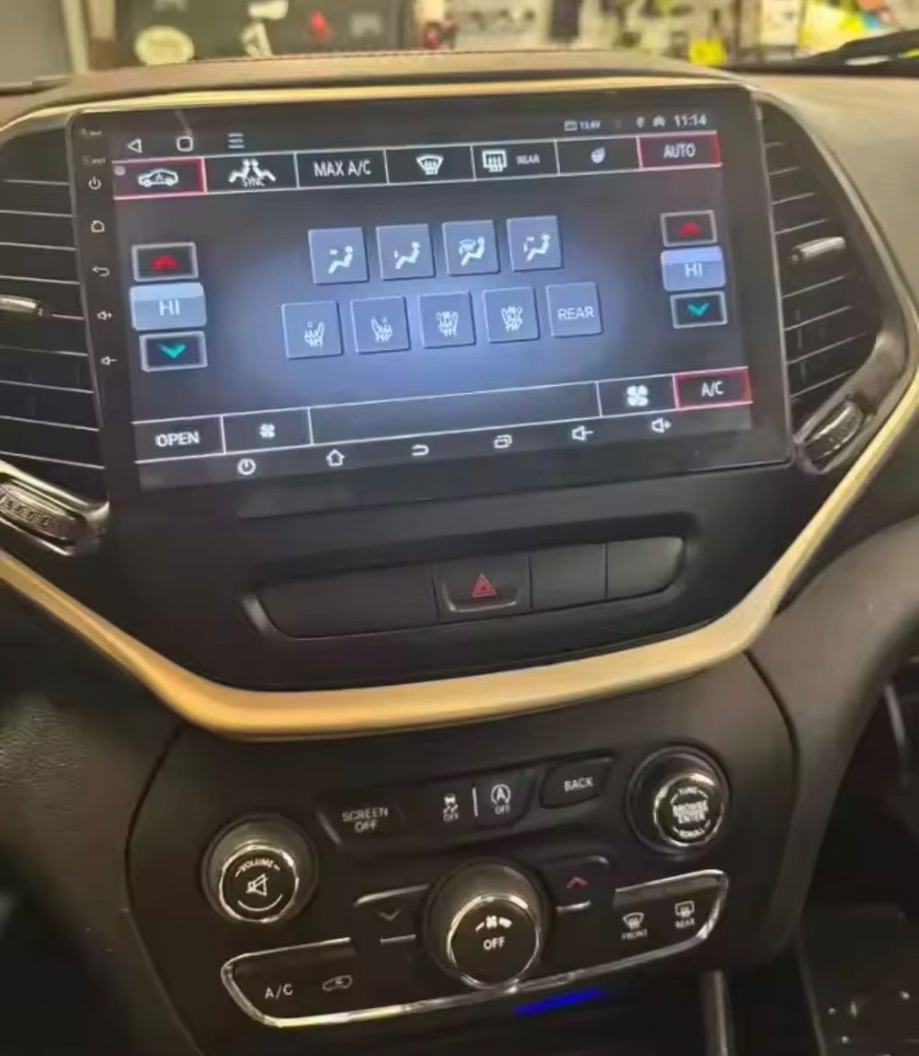 Autoradio   per   Jeep Cherokee   10”|   2011-2021   |   Android   |   Bluetooth   |   CarPlay   |   Android   Auto   |   4GB/64GB Ram 8-core